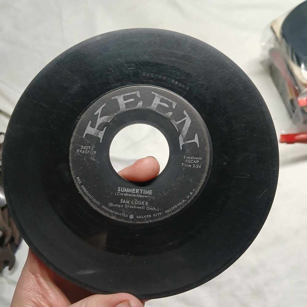 Sam Cooke – You Send Me / Summertime Keen Records Vintage Vinyl Soul 45 RPM